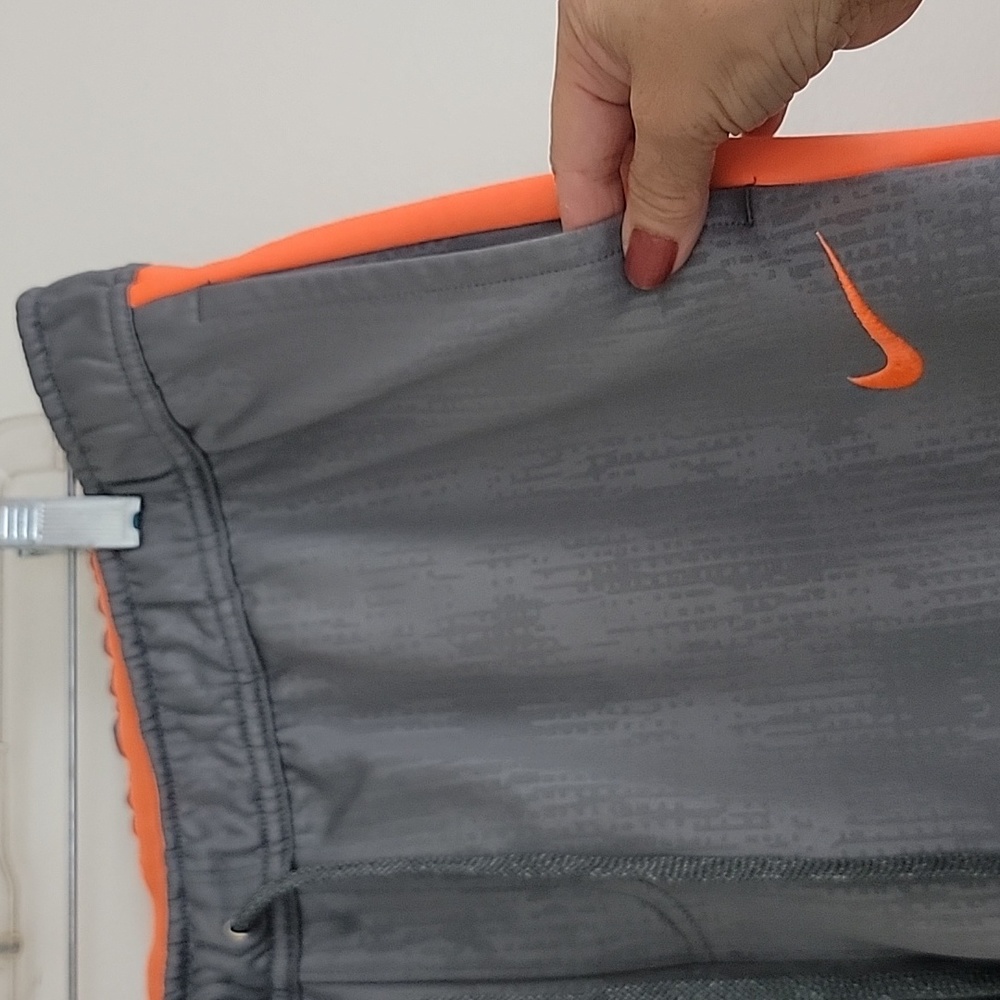 Nike Gray & Orange Athletic Pants 36.5W X 28L Mens XXL - Picture 4 of 15